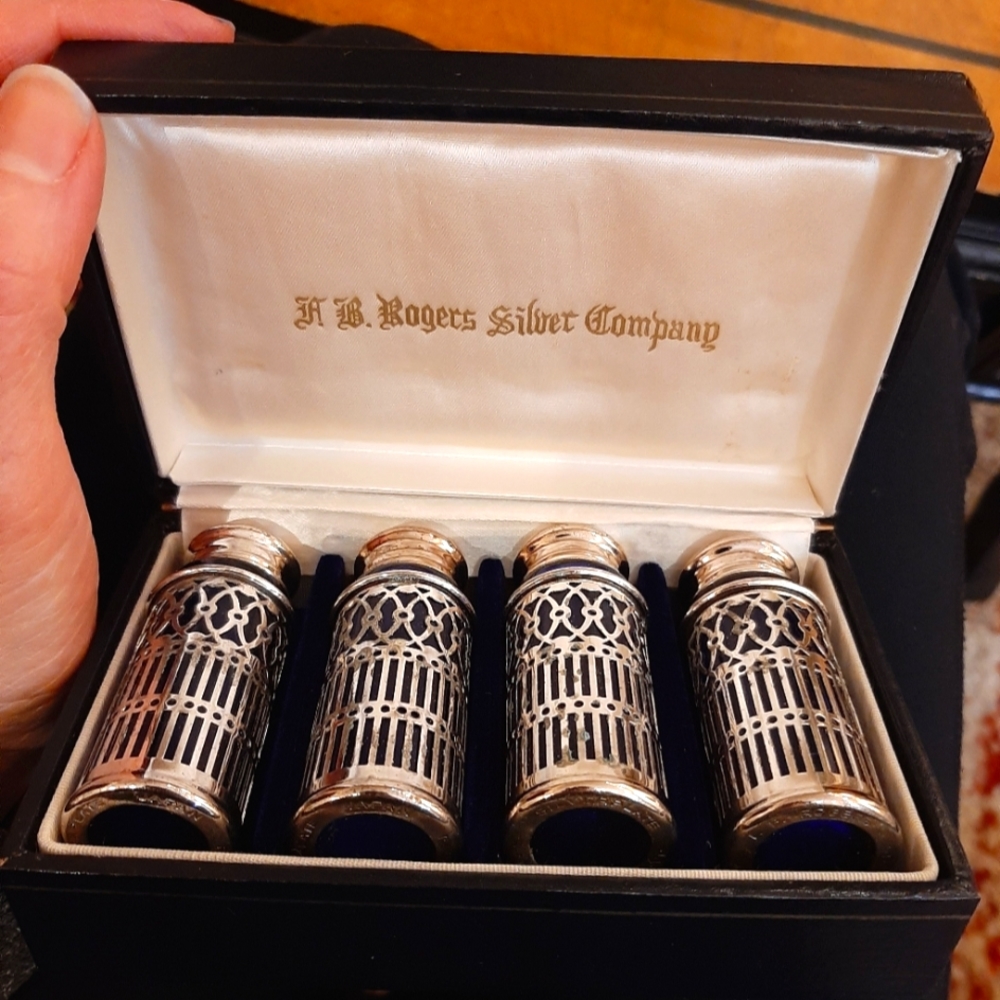 A. B. Rogers Silver Co. Salt  & Pepper shakers